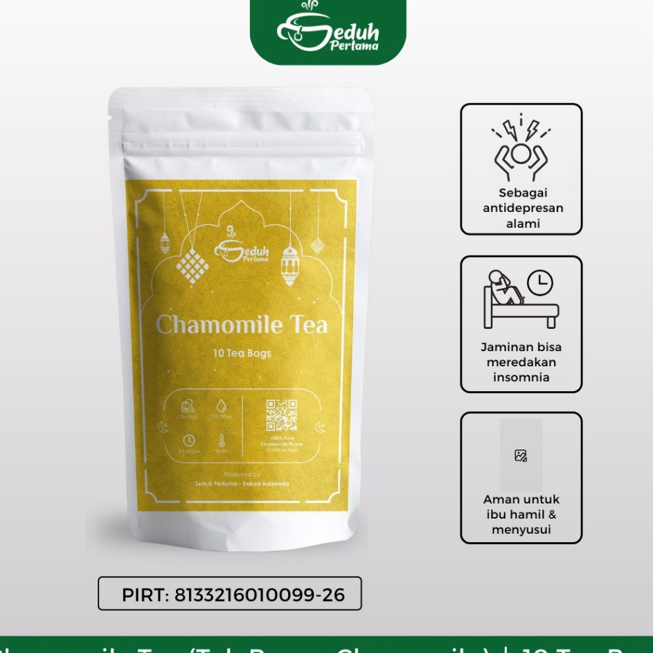 

Sale sale Seduh Pertama 1 Tea Bag Chamomile Teh Insomnia Flower Tea Siap Seduh Kemasan Ekonomis Dalam Kantong Teh