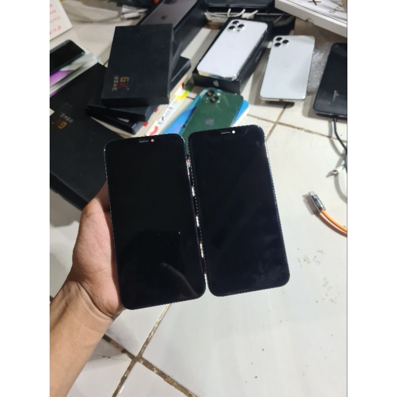 lcd dan ts iphone xr original copotan 100%