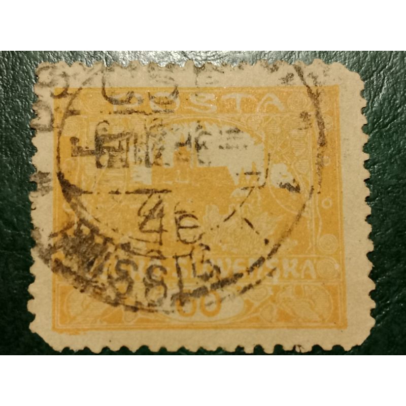 

Prangko Cekoslovakia 60 H Tahun 1919 USED
