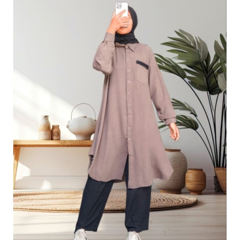SETELAN TUNIK, SETELAN CRINGKEL, SETELAN KEKINIAN, SETELAN HARIAN, SETELAN MURAH, BAJU wANITA, GAMIS