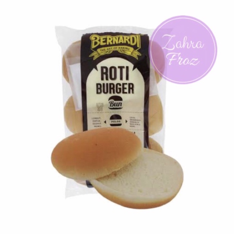 

Super Oke BERNARDI ROTI BURGER POLOS ISI 6 PCS