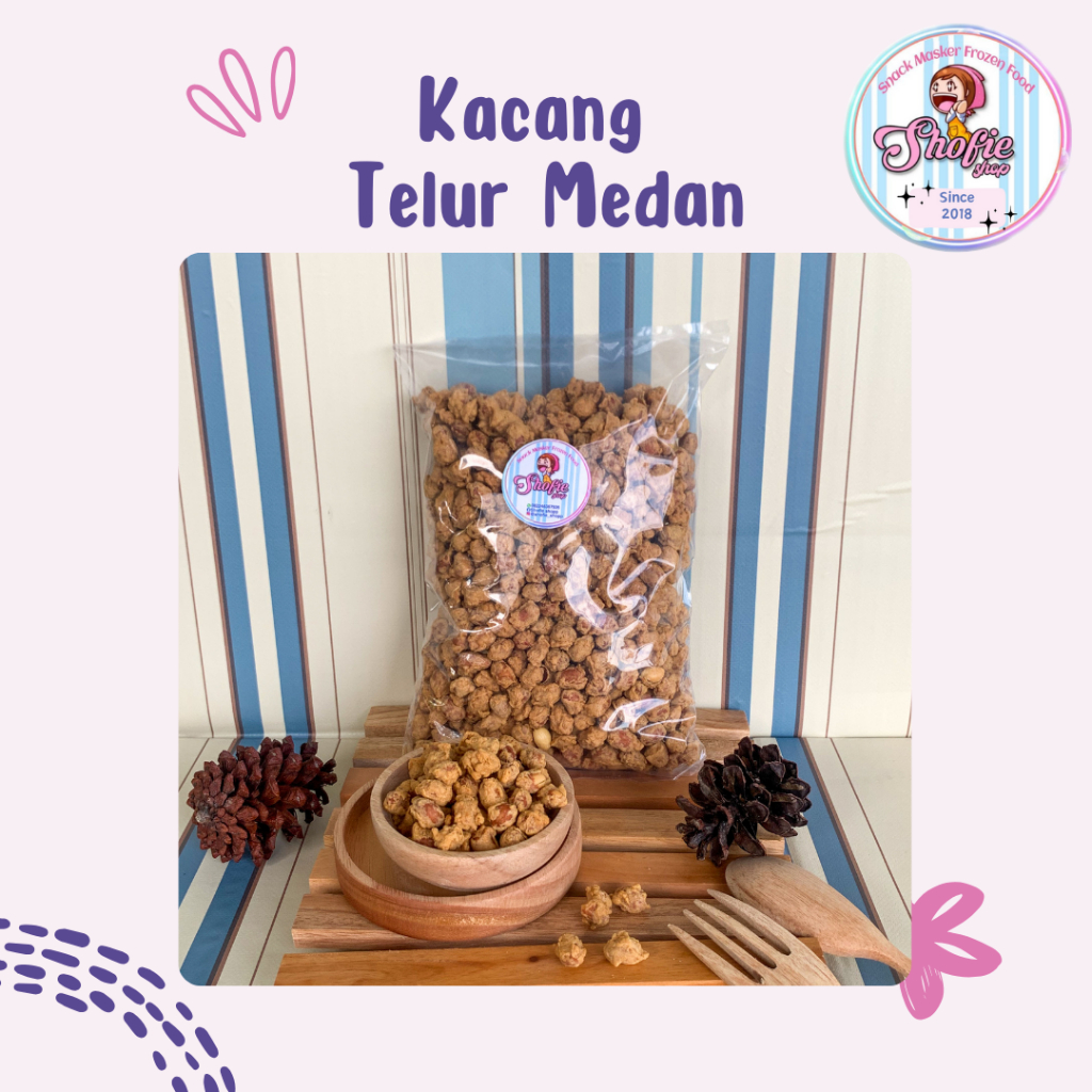 

Kacang Telur Medan 250 gram