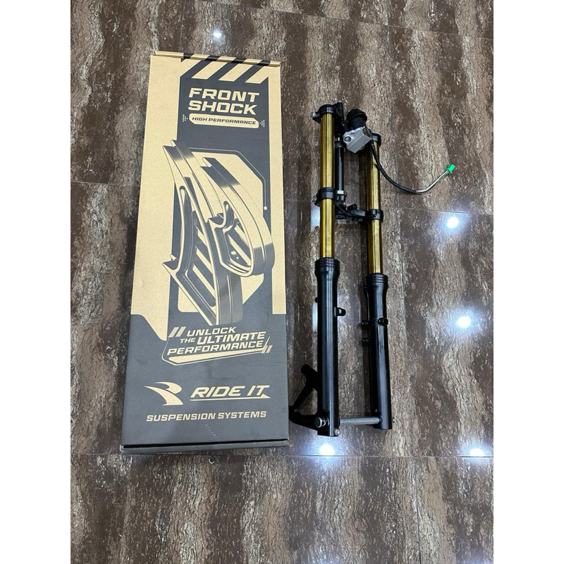 shock shok skok depan ninja r ss rr as gold ride it pnp honda cb gl mp tiger Kaliper Big Pot 4Piston