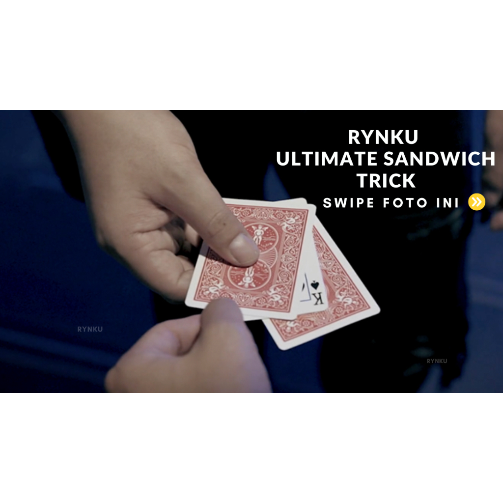 ALAT SULAP RYNKU ULTIMATE SANDWICH TRICK - SULAP KARTU SANGAT VISUAL