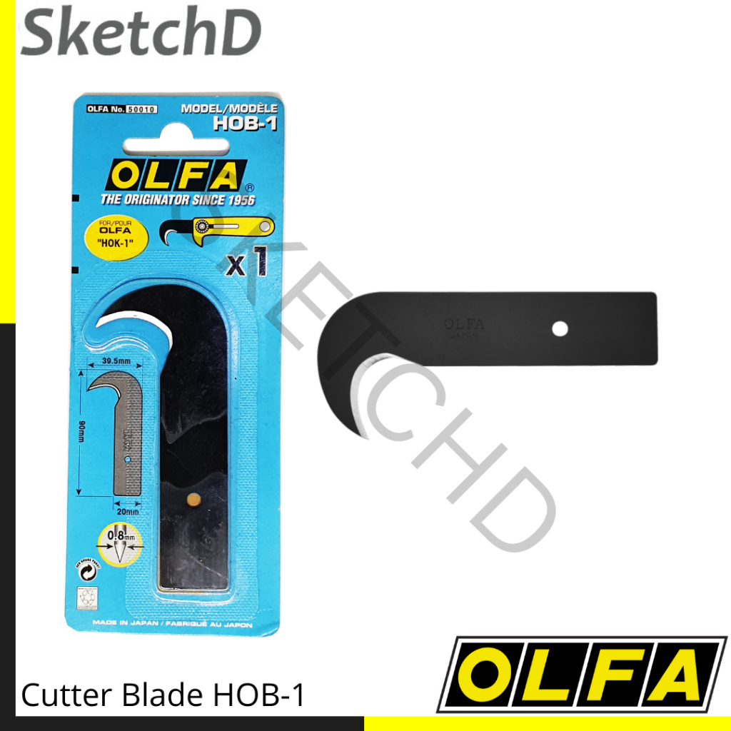 

Refil Hook Blade Blade HOB-1 Olfa Japan untuk HOK-1
