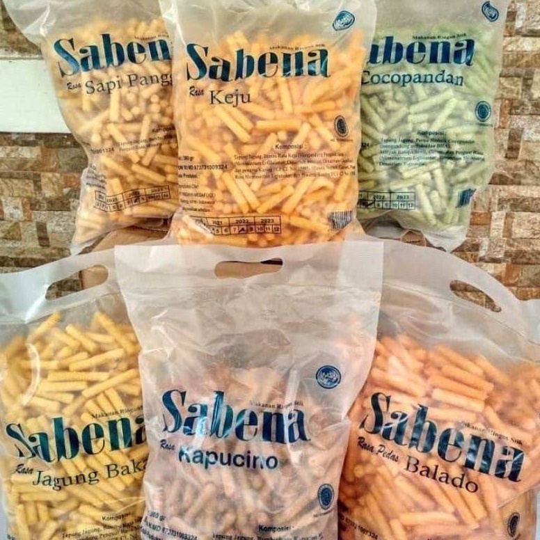 

Barang keren SABENA STIK 36g ANEKA KEJU BALADO SAPI PANGGANG JAGUNG BAKAR CEMILAN JAJANAN