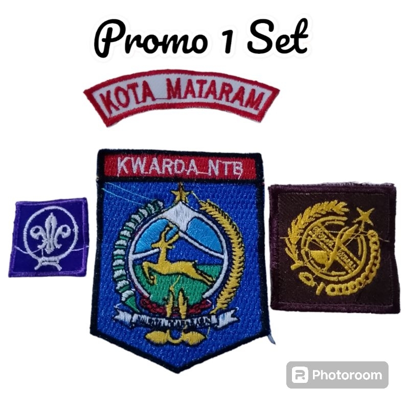 (COD) LOGO BORDIR PRAMUKA LENGKAP PUTRA