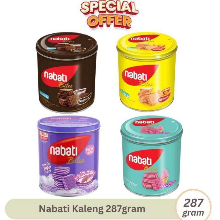 

Belanja kuat Nabati Bites Wafer Kaleng 287 gr