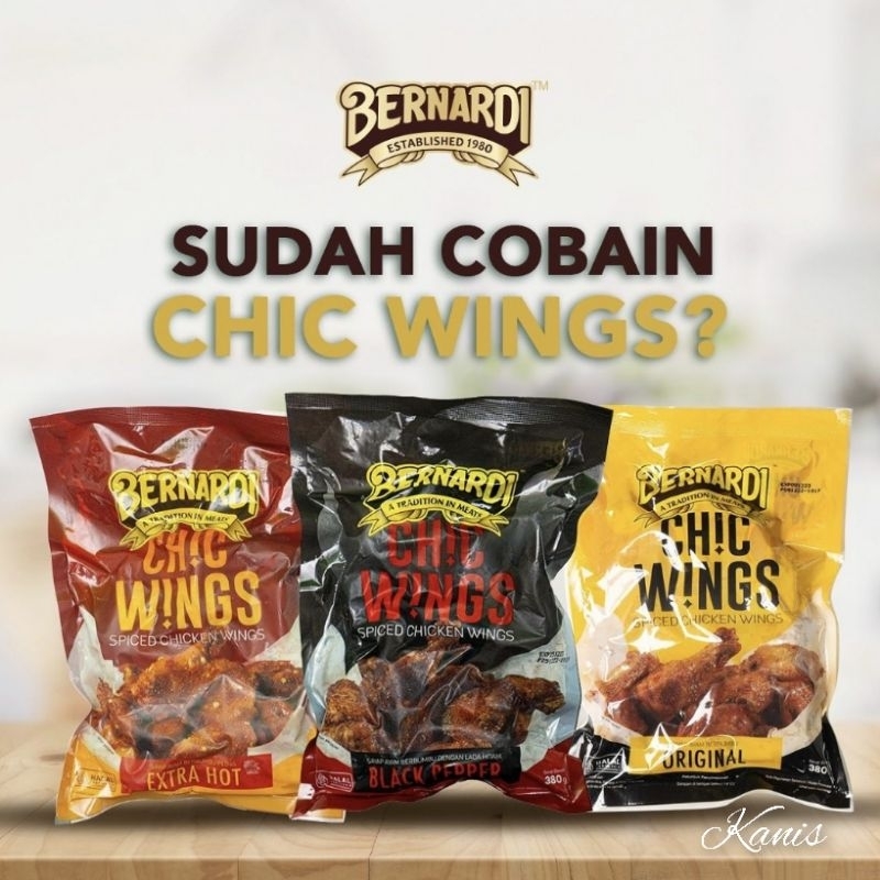 

bernardi chicken wings frozen / chick wing ayam sayap berbumbu