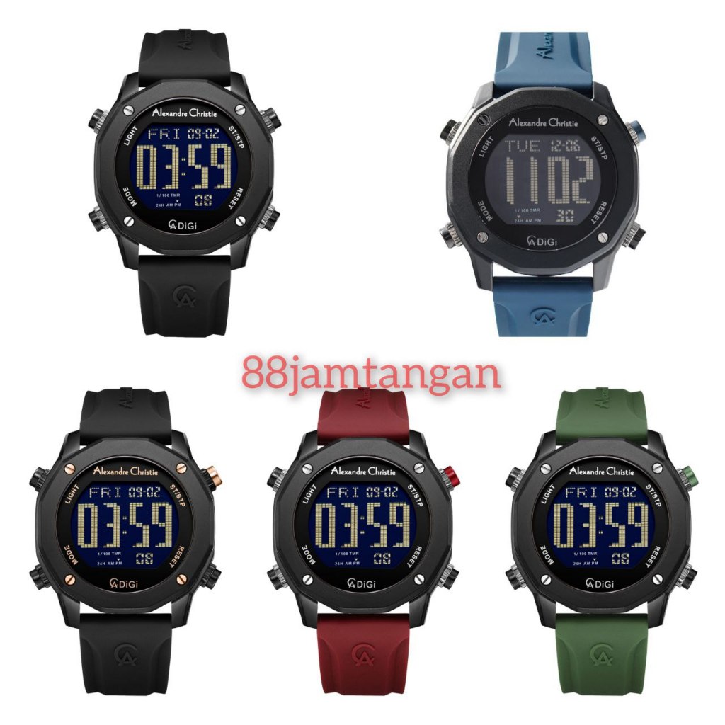 JAM TANGAN PRIA ALEXANDRE CHRISTIE AC9377 / 9377 DIGITAL