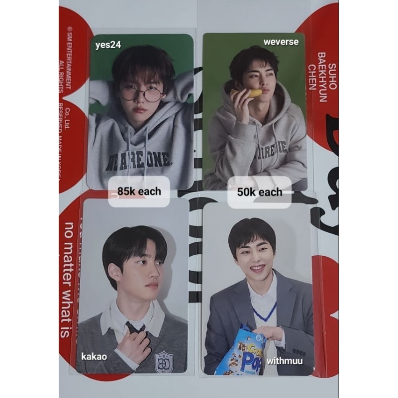 POB EXO Season Greeting 2024 D.O. KYUNGSOO BAEKHYUN XIUMIN SG24