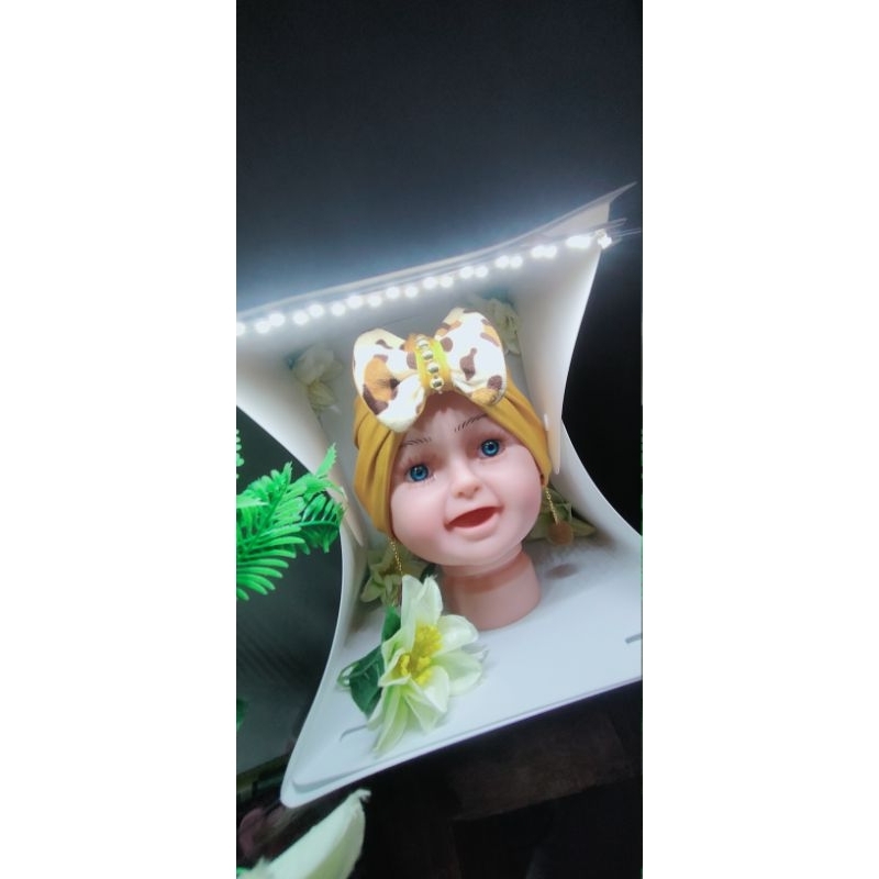 turban bayi,turban pita,kerpus baby