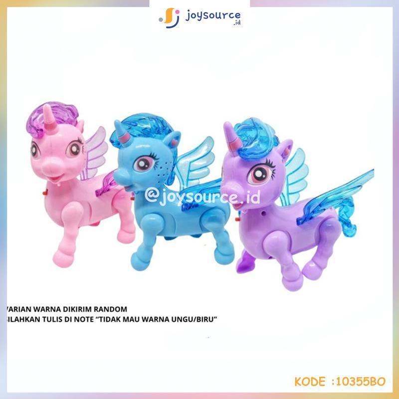 Walking Unicorn Mainan Robot Unicorn Kemasan Dus Mainan Kuda Mainan Anak Robot Kuda Unicorn Lampu