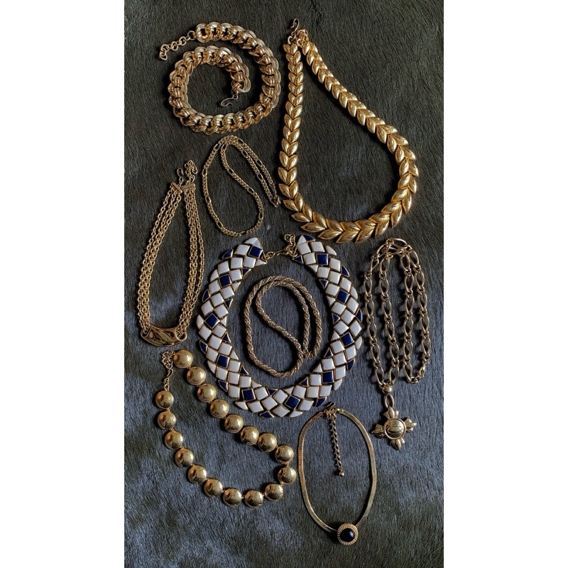 Monet Vintage Necklace / Kalung Monet Vintage (Gold Tone)