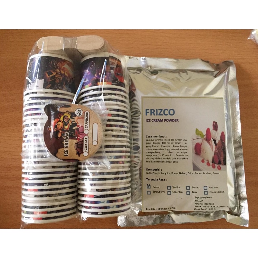 

Lariiss Paket Usaha Es KrimPaket Es Krim Frizco 25gr