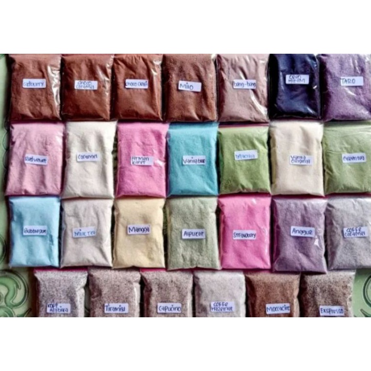 

Cuma hari ini Serbuk Rasa Jambu Blackurent ManggaApelJerukleci dan lemon1 renceng isi 1 pcs