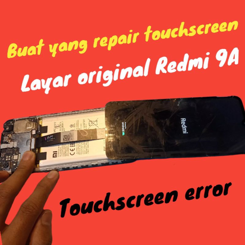 Lcd original redmi 9A(touchscreen error)