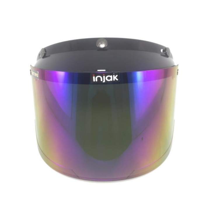 Kaca Helm Bogo Flat Datar RainBow - Clear