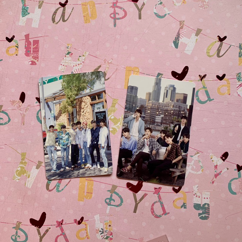 photocard pc bts group grup dicon official