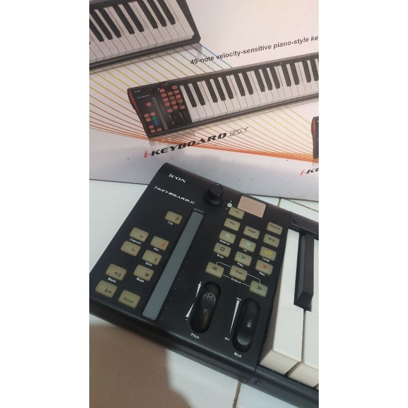 icon keyboard 5x midi controller keyboard controller