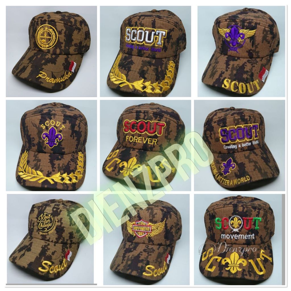 TOPI LORENG PRAMUKA DEWASA TERLARIS BEST SELLER