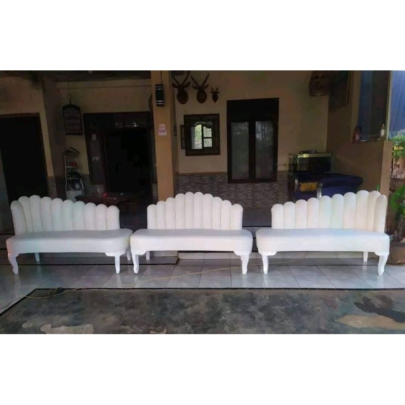 sofa pengantin kipas / kursi pelaminan kipas lesti