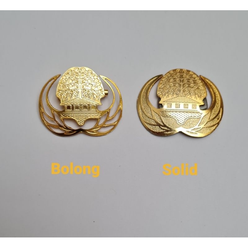Pin lambang Emblem logo Tanda Jabatan Bros Atribut Pegawai Negeri Korpri ASN PNS Magnet dan peniti b