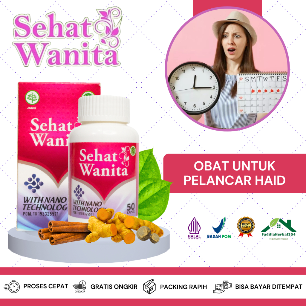 Obat Telat Haid, Obat Pelancar Haid, Obat Haid Terlambat, Obat Haid Tidak Teratur, Obat Haid Tidak N