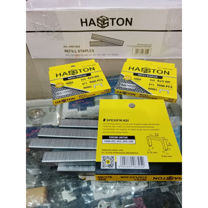 

Isi Staples HASSTON 8x11