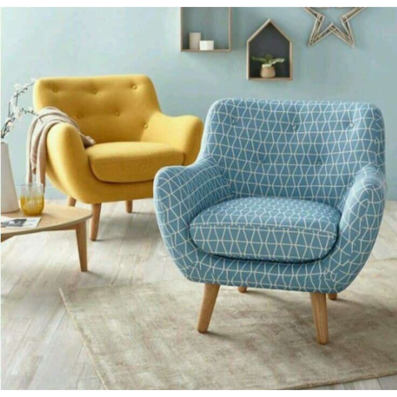 KURSI SOFA RETRO SINGLE