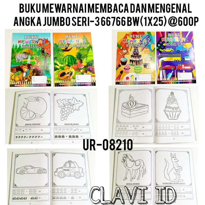 

8210/BUKU MEWARNAI JUMBO/ BUKU MENGENAL ANGKA PAUD