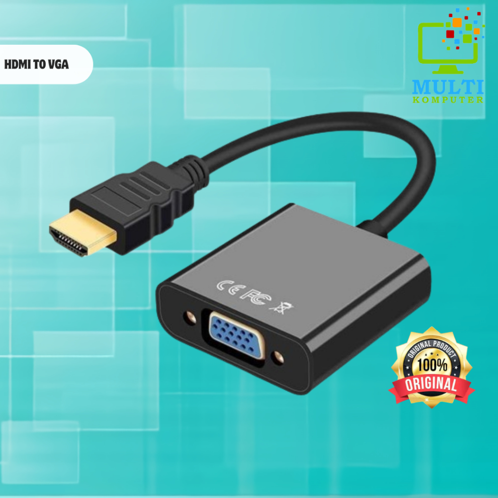 HDMI TO VGA CONVERTER/KONEKTOR HDMI TO VGA