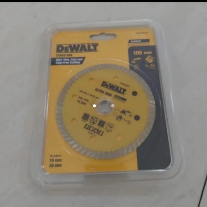 Dewalt mata gerinda potong keramik dan granit 4" inch diamond wheel turbo