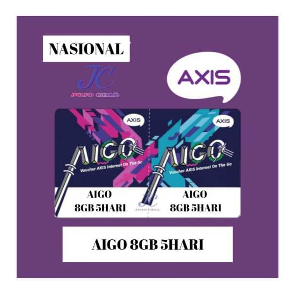 VOUCHER AXIS AIGO 8GB 5HARI