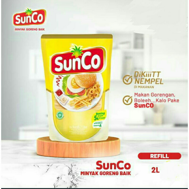 

Sunco Minyak Goreng Pouch - 2 liter