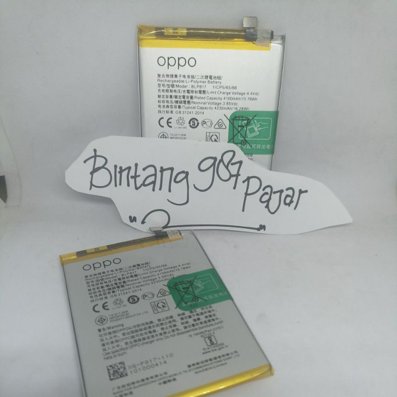 BATRE BATREI BAYREY OPPO BLP817 OPPO A12 A15/A15s/A11k
