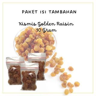 

Paket kismis dalam kemasan per 100 kemasan