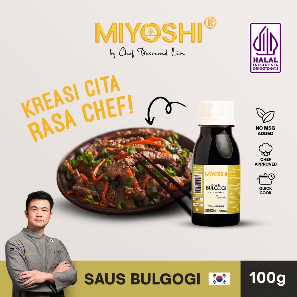 

Miyoshi Saus Bulgogi (100gr)/Halal Premium Saus