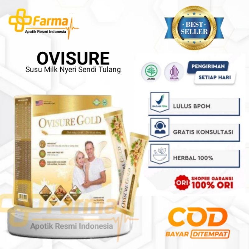 

OVISURE GOLD SUSU MILK ASLI ORIGINAL 100% HERBAL RESMI BPOM - OVISURE GOLD SUSU MILK KESEHATAN SENDI TULANG DAN ASAM URAT DIJAMIN PALING AMPUH