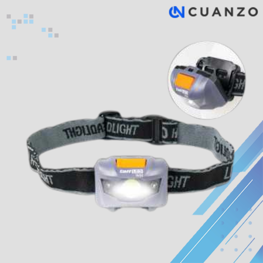 Senter Kepala Headlamp LED Flashlight White and Red Waterproof /Senter Kepala Headlamp Anti Air Supe