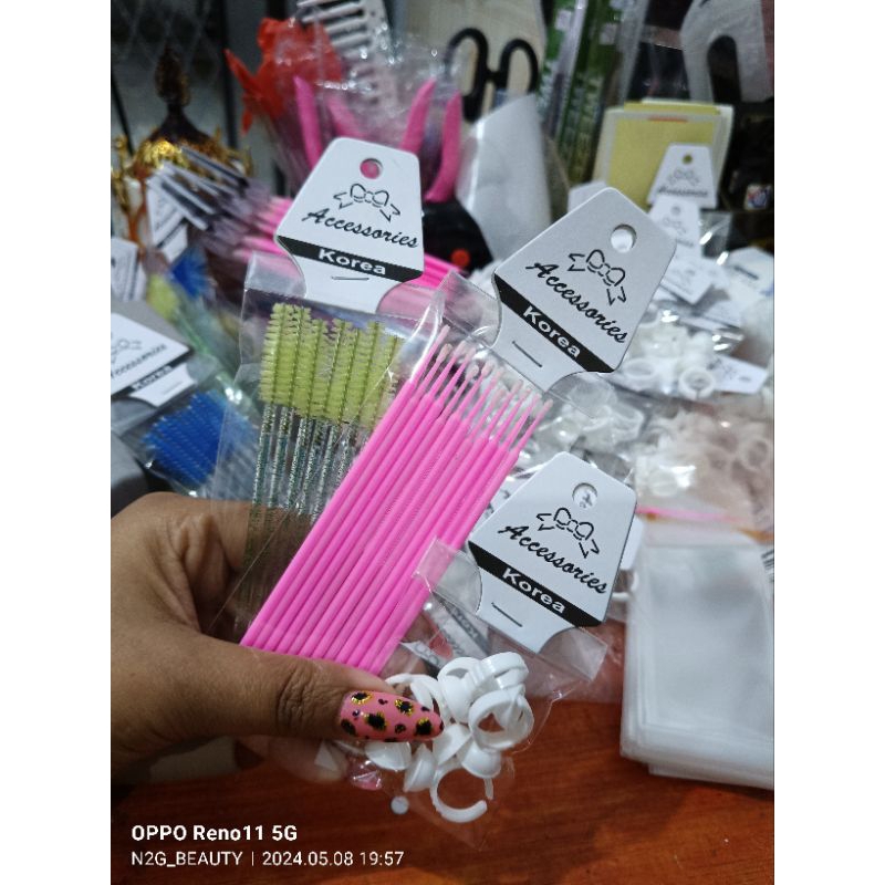 pelengkap alat eyelash extension serba 5rb