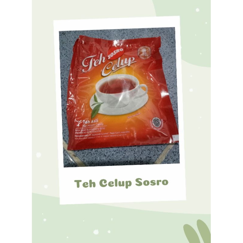 

Teh Celup SOSRO | SARIWANGI | POCI sachet