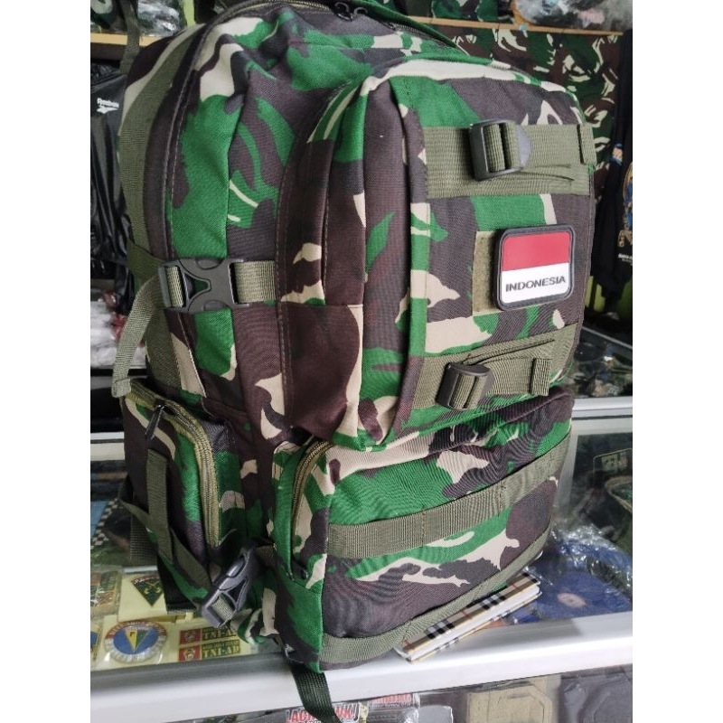 TAS RANSEL GULTOR  JUMBO/TAS RANSEL LORENG MALPINAS/ TAS TACTICAL OUTDOOR BESAR BONUS PATCH RUBBER I