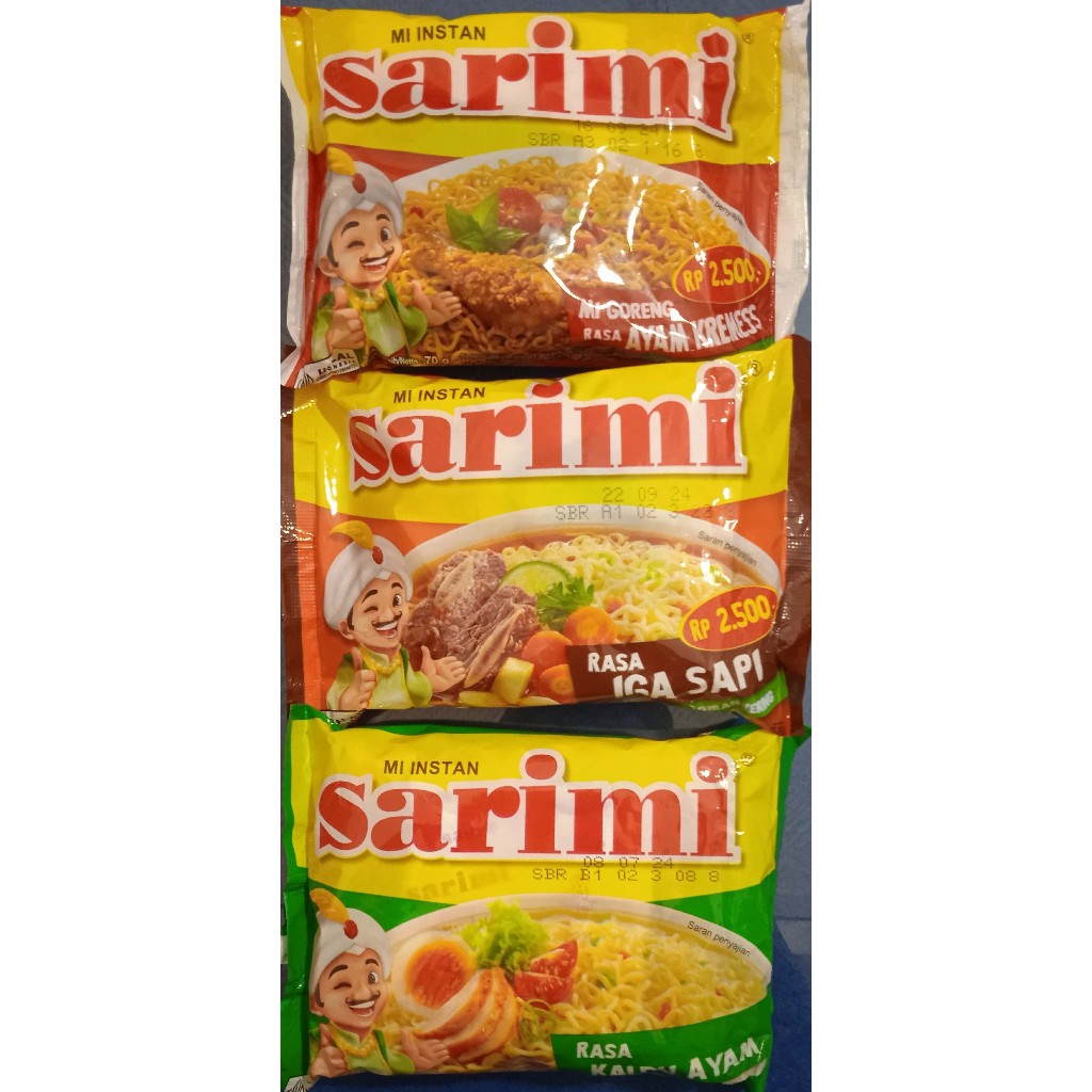 

Sarimi dan Sarimi isi 2 / pcs