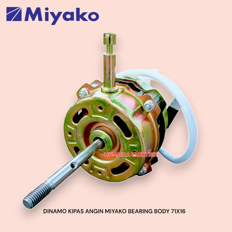 DINAMO KIPAS ANGIN MIYAKO BEARING 71X16 / MOTOR KIPAS ANGIN MIYAKO BEARING