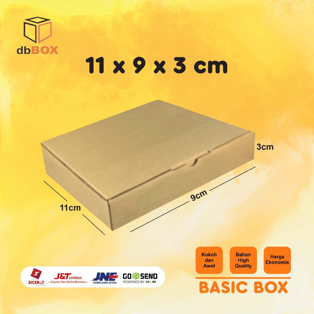 

Kardus 11x9x3 Cm Box Die Cut dan Easy Usage