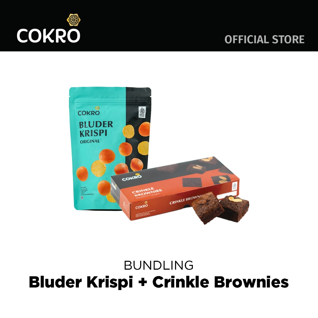 

Cokro - Bundling Bluder Krispi + Crinkle Brownies