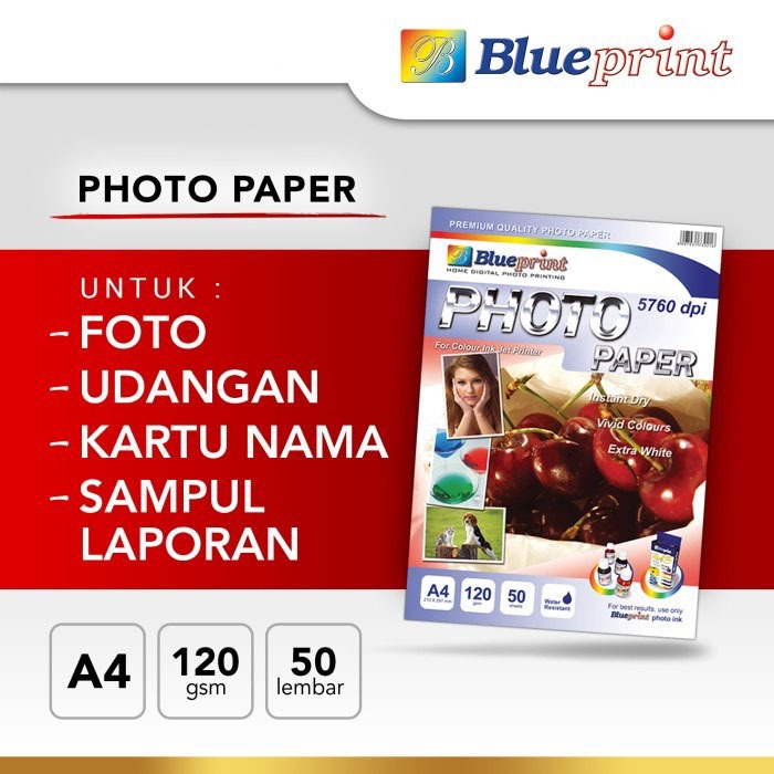 

Blueprint BP-GPA4120 Photo Paper A4 120 Gsm