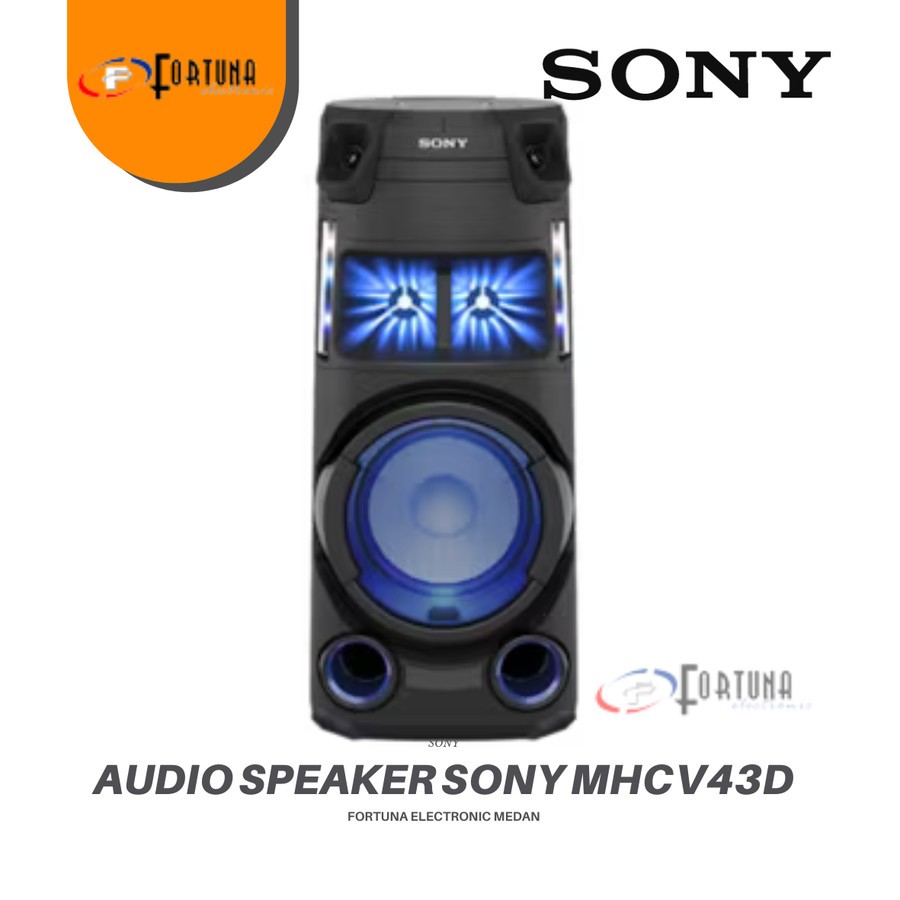 SONY MHC-V43D SPEAKER PARTY PORTABLE KARAOKE BLUETOOTH MEDAN