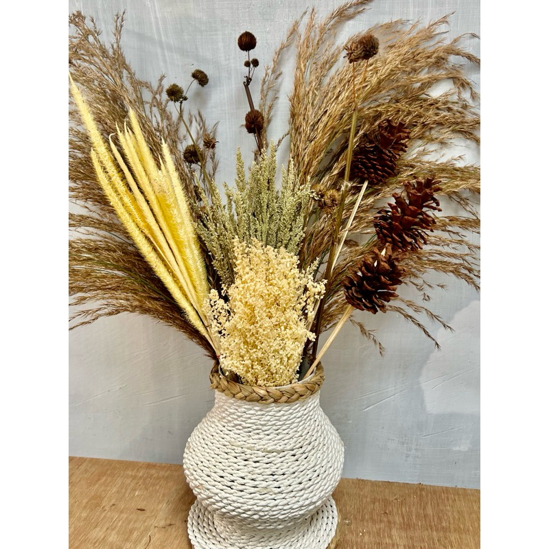 LENGKAP + vas bunga dekorasi | bunga kering aesthetic